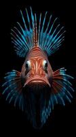 Beautiful fish underwater. Illustration photo