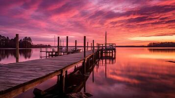 Pink Cloudy Sky. Illustration photo