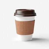 Coffee to go isolated. Illustration photo