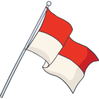 bandiera dell'indonesia png