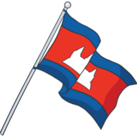 Kambodjas flagga png