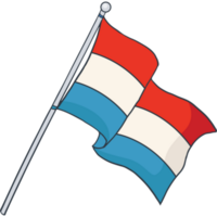 vlag van luxemburg png