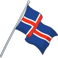 Islands flagga png