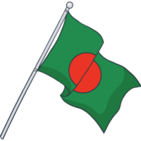 Flagge von Bangladesch png