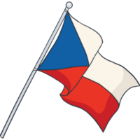 Flagge der Tschechischen Republik png