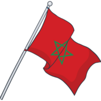 Flagge von Marokko png