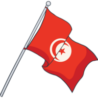 drapeau de Tunisie, nationale drapeau png