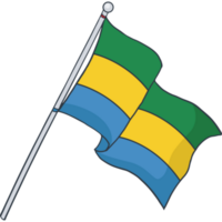 bandera de Gabón, nacional bandera png