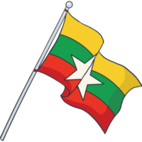 Flag of Myanmar, national flag png