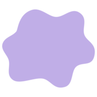 mão desenhado orgânico forma png