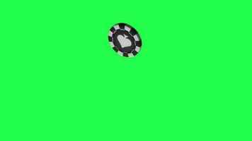 verde pantalla póker papas fritas que cae video
