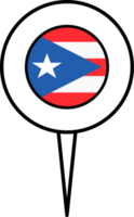puerto rico flagga stift plats ikon. png