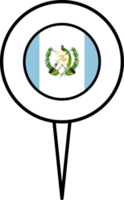 Guatemala bandera alfiler ubicación icono. png