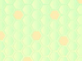 Abstract Hexagon Pattern Background In Green And Red Color. vector