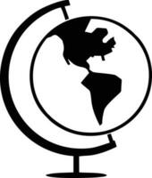 Globe planet earth icon symbol vector image. Illustration of the world global vector design. EPS 10