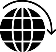 Globe planet earth icon symbol vector image. Illustration of the world global vector design. EPS 10