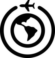 Globe planet earth icon symbol vector image. Illustration of the world global vector design. EPS 10