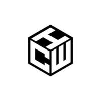 CWI letter logo design in illustration. Vector logo, calligraphy designs for logo, Poster, Invitation, etc.