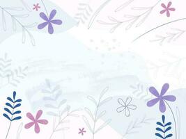 Abstract Floral Background Can Be Used As Poster Design. vector