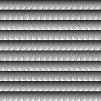 Seamless Geometric Leaves Pattern Background In White And Black Color. vector