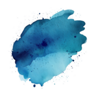 Blue paint splash cutout png