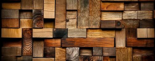 Wooden texture background, Abstract brown wood pattern. photo