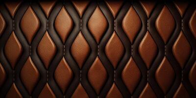 Leather texture background. Created photo