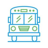 School Bus Vector Icon