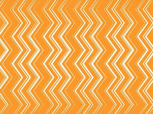 Abstract Zig Zag Lines Pattern Background In Orange And White Color.