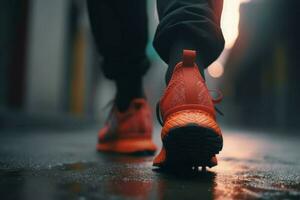 Cinematic running shoes. Generate Ai photo