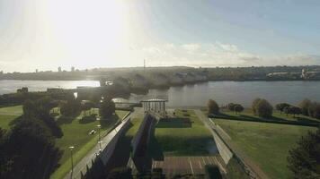 The Thames Barrier Protects London from Flooding During High Tides video