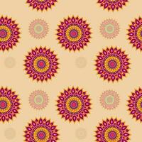 Seamless Mandala Pattern Background. vector