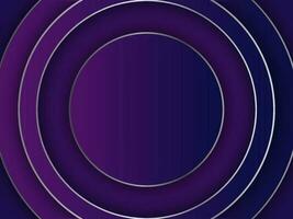 Gradient Purple Abstract Overlap Circles Background. vector