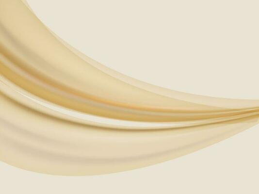 Glossy Abstract Gold Wave Background.