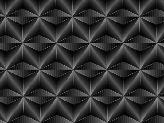Dark Abstract Geometric Seamless Pattern Background.