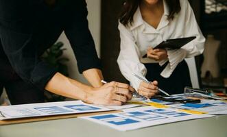 UX UI and Programming development technology. photo