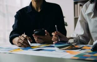 UX UI and Programming development technology. photo