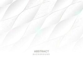 Abstract Geometric Background In White Color. vector