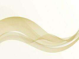 Abstract Wavy Lines Curve On White Background. vector