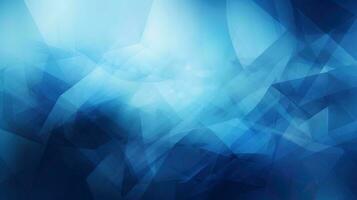 Abstract blue polygonal background. Futuristic technology style photo