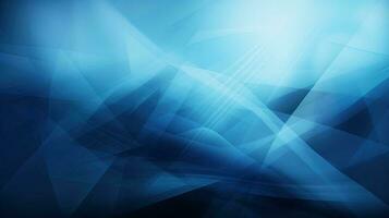 Abstract blue polygonal background. Futuristic technology style photo