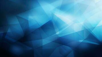 Abstract blue polygonal background. Futuristic technology style photo