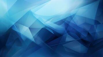 Abstract blue polygonal background. Futuristic technology style photo