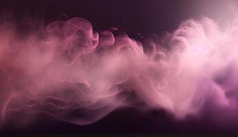 , Flowing light pink, viva magenta smoke with splashes. Soft fluid banner, spring female mood, 3D effect, modern macro realistic abstract background illustration, ink in water effect. photo