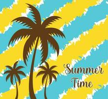 Summer Time T-shirt Design Vector Illustration