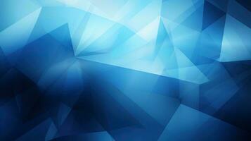 Abstract blue polygonal background. Futuristic technology style photo