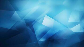 Abstract blue polygonal background. Futuristic technology style photo