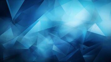 Abstract blue polygonal background. Futuristic technology style photo