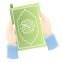 Corán y libro ilustración png