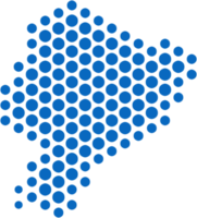 circulo forma de Ecuador mapa. png